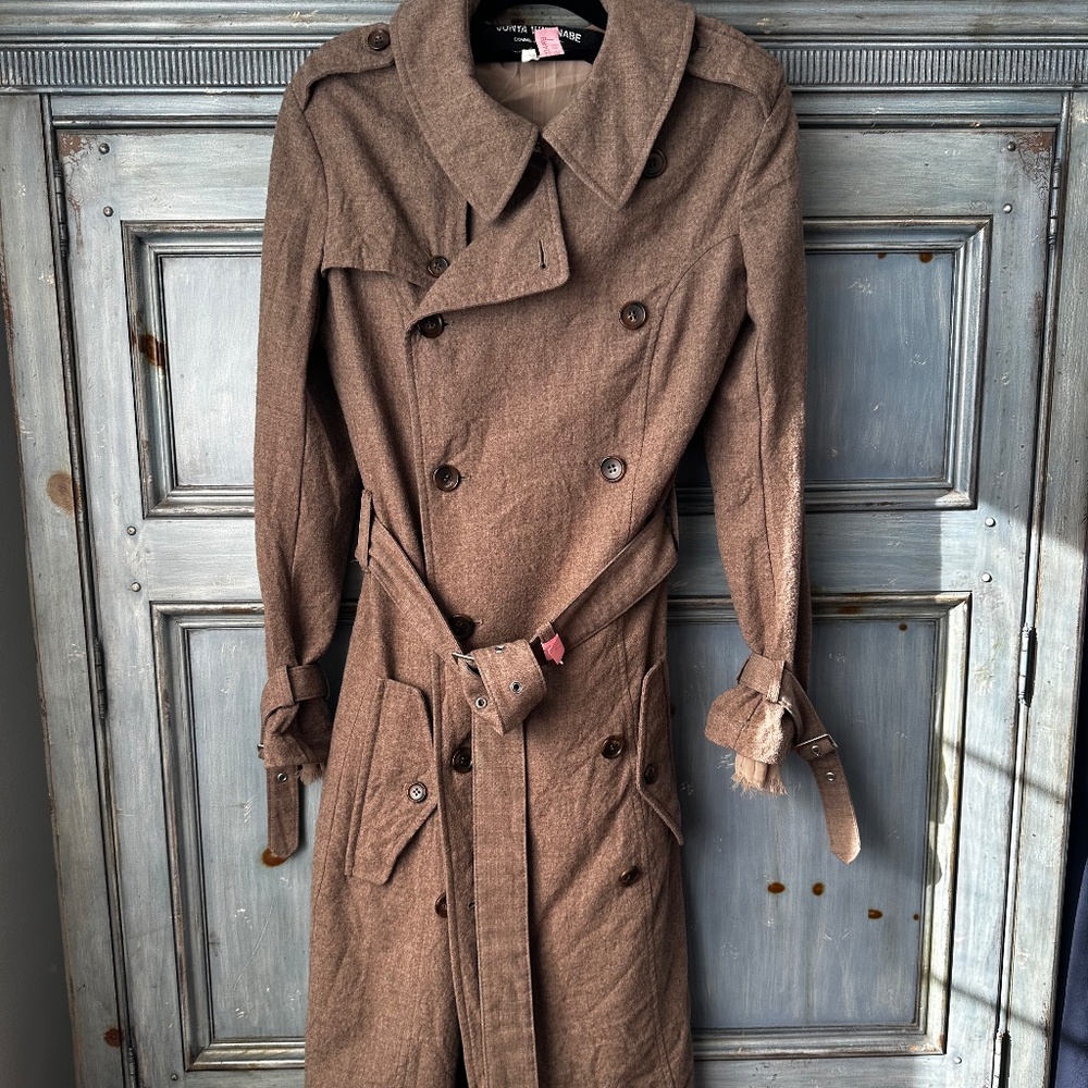 Junya Watanabe Comme des Garcons Wool Trench Coat Size M